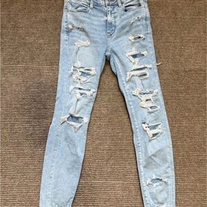 American Eagle Outfitters Ne(x)t Level Stretch Distressed Skinny Jeans